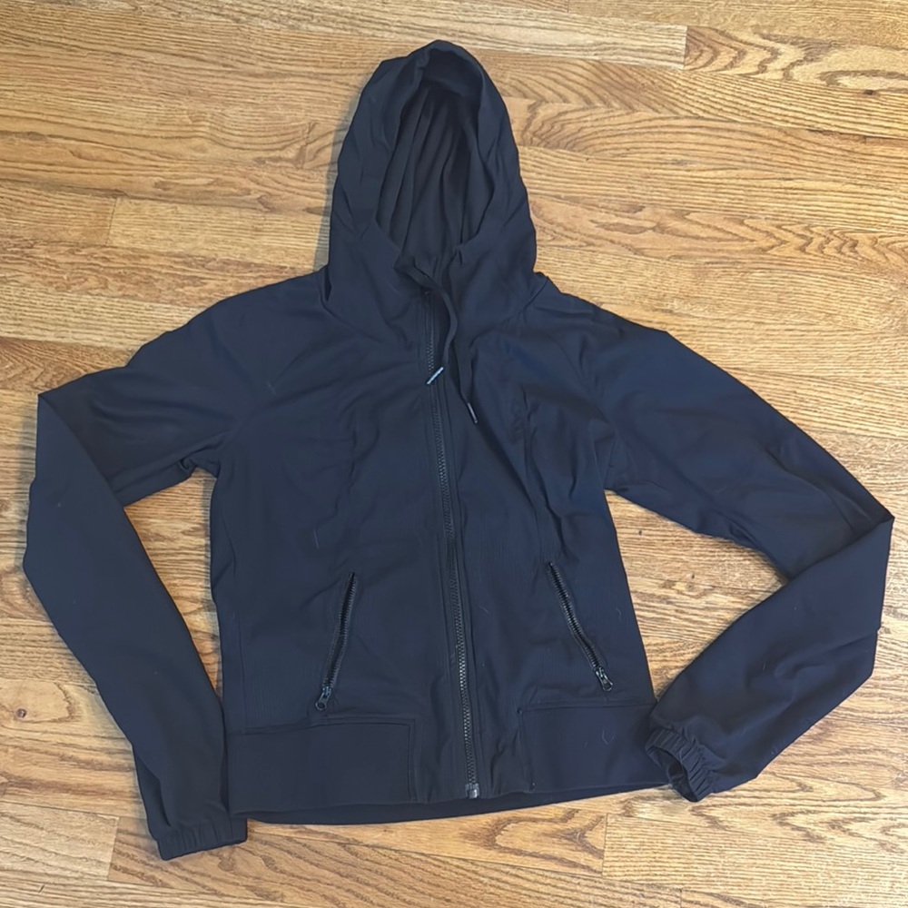 Black Lululemon  Hooded Jacket